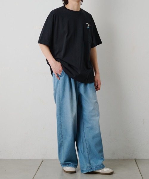 COLONY 2139(コロニートゥーワンスリーナイン)の「ConVenir / キャラクターポケットTEE(Tシャツ/カットソー・メンズ・ホワイト/ブラック/グレー・LARGE/MEDIUM)」の17枚目の写真