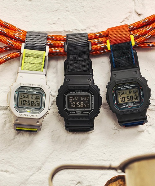 G-SHOCK（ジーショック）の「NEW CLOTH BANDシリーズ / DW-5600MNC-1JF（デジタル腕時計・メンズ・ブラック・FREE）」の13枚目の写真