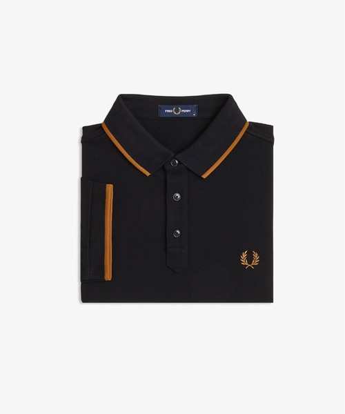 FRED PERRY(フレッドペリー)の「Collar Stand Polo Shirt /スタンドカラーポロシャツ(ポロシャツ・メンズ・ブラック・L/M/S)」の4枚目の写真
