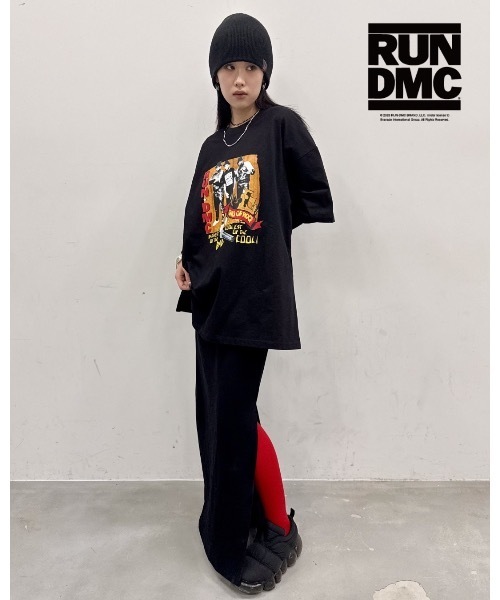 Good Time Apartment(グッドタイムアパートメント)の「【Good Time Apartment】【キッズサイズ有り】King of Good Time Tee『RUN DMC』(Tシャツ/カットソー・レディース・ブラック・150/XL/M)」の12枚目の写真