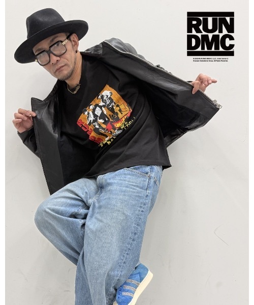 Good Time Apartment(グッドタイムアパートメント)の「【Good Time Apartment】【キッズサイズ有り】King of Good Time Tee『RUN DMC』(Tシャツ/カットソー・レディース・ブラック・150/XL/M)」の9枚目の写真