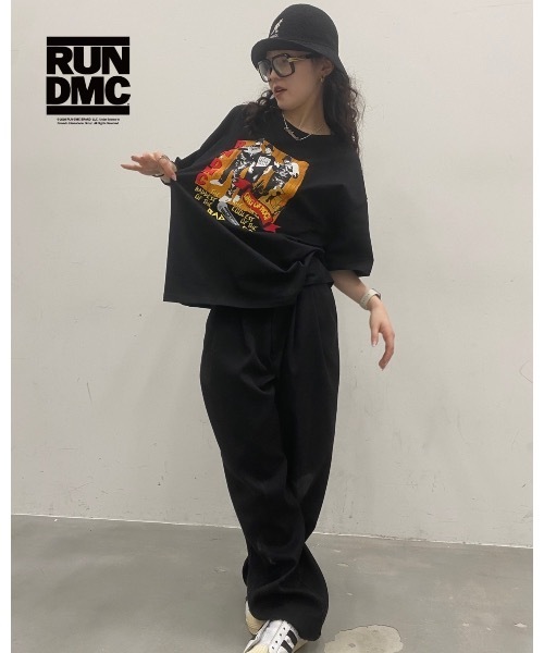 Good Time Apartment(グッドタイムアパートメント)の「【Good Time Apartment】【キッズサイズ有り】King of Good Time Tee『RUN DMC』(Tシャツ/カットソー・レディース・ブラック・150/XL/M)」の11枚目の写真