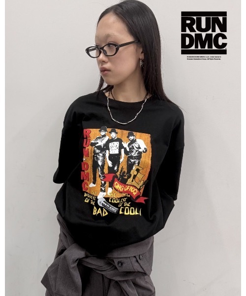 Good Time Apartment(グッドタイムアパートメント)の「【Good Time Apartment】【キッズサイズ有り】King of Good Time Tee『RUN DMC』(Tシャツ/カットソー・レディース・ブラック・150/XL/M)」の14枚目の写真
