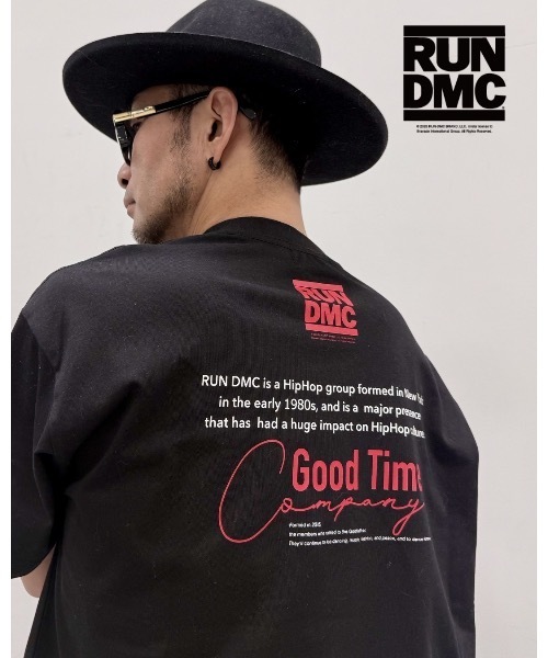Good Time Apartment(グッドタイムアパートメント)の「【Good Time Apartment】【キッズサイズ有り】King of Good Time Tee『RUN DMC』(Tシャツ/カットソー・レディース・ブラック・150/XL/M)」の8枚目の写真
