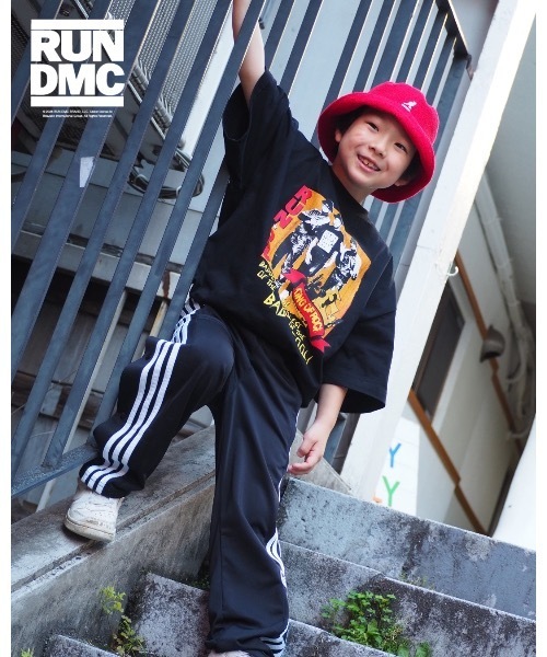 Good Time Apartment(グッドタイムアパートメント)の「【Good Time Apartment】【キッズサイズ有り】King of Good Time Tee『RUN DMC』(Tシャツ/カットソー・レディース・ブラック・150/XL/M)」の7枚目の写真