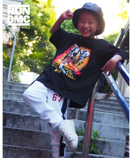 Good Time Apartment(グッドタイムアパートメント)の「【Good Time Apartment】【キッズサイズ有り】King of Good Time Tee『RUN DMC』(Tシャツ/カットソー・レディース・ブラック・150/XL/M)」の5枚目の写真