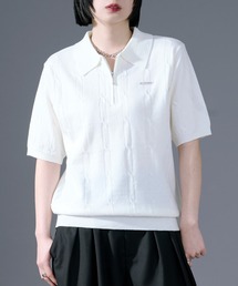 HALF ZIP SNOW POWDER POLO SHIRT/ハーフジップスノーパウダー 