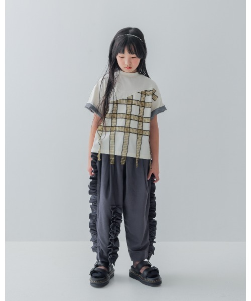 unica(ユニカ)の「フリルパンツ(その他パンツ・キッズ・ネイビー/チャコール/ピンク/ライトブルー・L/XL)」の10枚目の写真