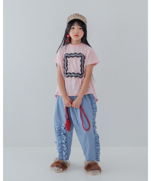 unica(ユニカ)の「フリルパンツ(その他パンツ・キッズ・ネイビー/チャコール/ピンク/ライトブルー・L/XL)」の13枚目の写真