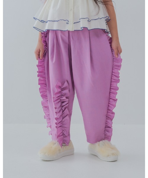 unica(ユニカ)の「フリルパンツ(その他パンツ・キッズ・ネイビー/チャコール/ピンク/ライトブルー・L/XL)」の21枚目の写真