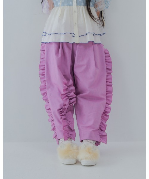 unica(ユニカ)の「フリルパンツ(その他パンツ・キッズ・ネイビー/チャコール/ピンク/ライトブルー・L/XL)」の22枚目の写真