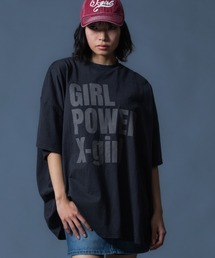 X-girl | DISTRESSED BIG TEE DRESS(ワンピース)