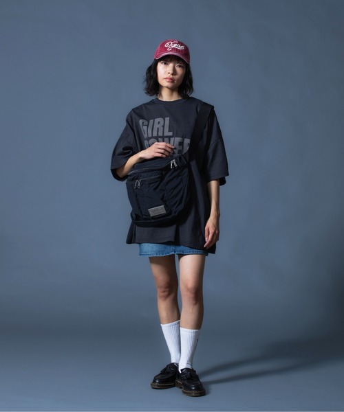 X-girl(エックスガール)の「DISTRESSED BIG TEE DRESS(ワンピース・レディース・ブラック/ブラウン・S/M)」の7枚目の写真