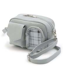 PINK-latte（ピンクラテ）の「WポケットチェックスクエアSD（ショルダーバッグ）」