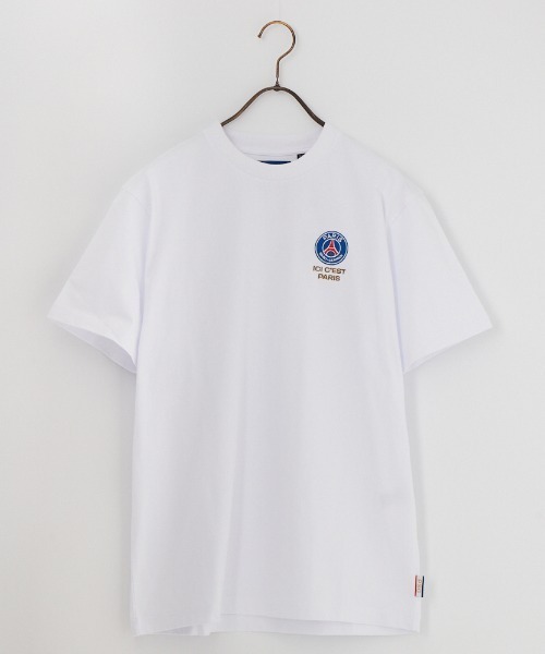 PARIS SAINT-GERMAIN（パリサンジェルマン）の「[PARIS SAINT-GERMAIN/パリ・サン＝ジェルマン] バーティカルロゴ バックプリント ショートスリーブTシャツ（Tシャツ/カットソー・メンズ・ホワイト/ブラック・XL/L/M）」の8枚目の写真