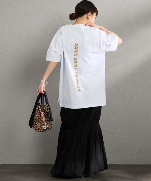 PARIS SAINT-GERMAIN（パリサンジェルマン）の「[PARIS SAINT-GERMAIN/パリ・サン＝ジェルマン] バーティカルロゴ バックプリント ショートスリーブTシャツ（Tシャツ/カットソー・メンズ・ホワイト/ブラック・XL/L/M）」の17枚目の写真