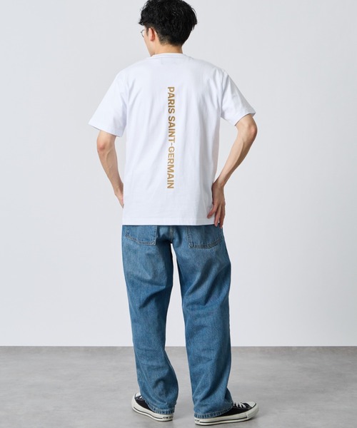 PARIS SAINT-GERMAIN（パリサンジェルマン）の「[PARIS SAINT-GERMAIN/パリ・サン＝ジェルマン] バーティカルロゴ バックプリント ショートスリーブTシャツ（Tシャツ/カットソー・メンズ・ホワイト/ブラック・XL/L/M）」の18枚目の写真