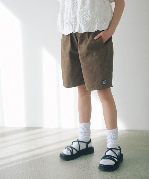 GUNG HO(ガンホー)の「【別注】<GUNG HO>ショート パンツ / キッズ 140cm-150cm(カーゴパンツ・キッズ・オリーブ/ダークブラウン/ダークグレー・140cm/150cm)」の2枚目の写真