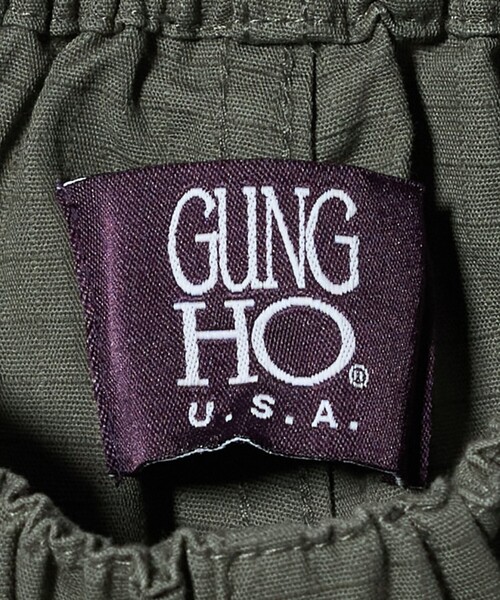 GUNG HO(ガンホー)の「【別注】<GUNG HO>ショート パンツ / キッズ 140cm-150cm(カーゴパンツ・キッズ・オリーブ/ダークブラウン/ダークグレー・140cm/150cm)」の8枚目の写真