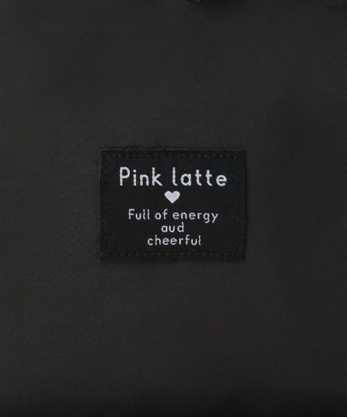 PINK-latte(ピンクラテ)の「ミドルリュック(バックパック/リュック・キッズ・ラベンダー/ブラック・F)」の5枚目の写真