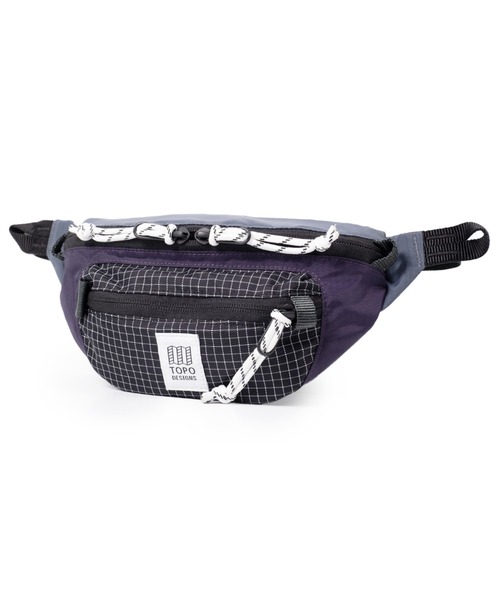TOPO DESIGNS(トポデザインズ)の「FINE BOYS掲載モデル【TOPO DESIGNS】MOUNTAIN WAIST PACK(ボディバッグ/ウエストポーチ・レディース・オレンジ系/ブラック/ブラック系/ブルー系/イエロー系/パープル系・ONE SIZE)」の2枚目の写真