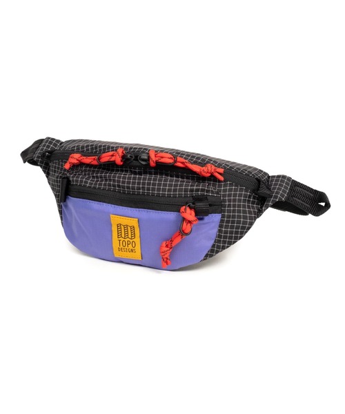 TOPO DESIGNS(トポデザインズ)の「FINE BOYS掲載モデル【TOPO DESIGNS】MOUNTAIN WAIST PACK(ボディバッグ/ウエストポーチ・レディース・オレンジ系/ブラック/ブラック系/ブルー系/イエロー系/パープル系・ONE SIZE)」の4枚目の写真
