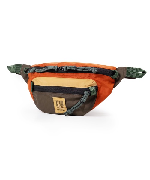 TOPO DESIGNS(トポデザインズ)の「FINE BOYS掲載モデル【TOPO DESIGNS】MOUNTAIN WAIST PACK(ボディバッグ/ウエストポーチ・レディース・オレンジ系/ブラック/ブラック系/ブルー系/イエロー系/パープル系・ONE SIZE)」の6枚目の写真