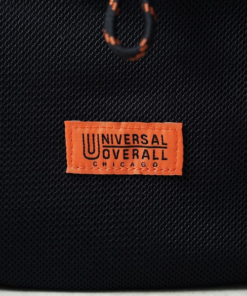 UNIVERSAL OVERALL(ユニバーサルオーバーオール)の「"07"≪UNIVERSAL OVERALL≫2ポケット/6L ザイル フロントメッシュ ラウンド ショルダーバッグ(ショルダーバッグ・メンズ・ブラック/モカ/ライトグレー・ONE SIZE)」の13枚目の写真