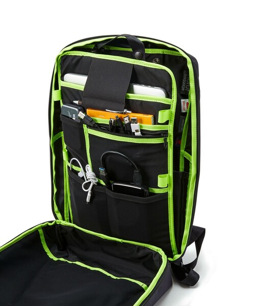 NOLLEY’S（ノーリーズ）の「【beruf baggage/ベルーフ バゲッジ】brf-GR15-HA URBAN EXPLORER 16（バックパック/リュック・メンズ・ブラック・FREE）」の5枚目の写真