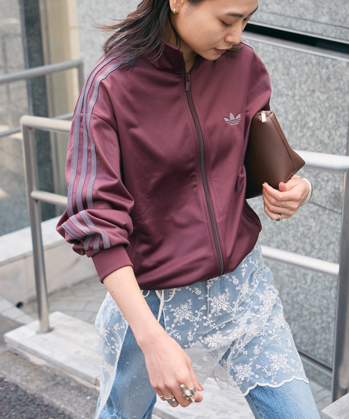 adidas Originals（アディダスオリジナルス）の「別注【adidas originals/アディダス オリジナルス】For JS FIREBIRD TT（その他アウター・レディース・ボルドー・SMALL/X-SMALL）」の15枚目の写真