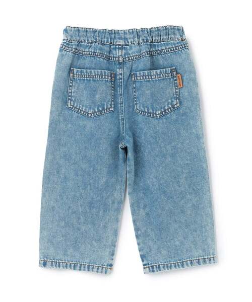 petit main（プティマイン）の「柔らか加工デニムロングパンツ（デニムパンツ・キッズ・ライトブルー/ブルー・100cm/110cm/90cm/80ｃｍ/130cm/120cm）」の3枚目の写真