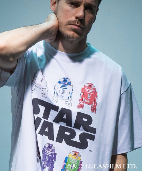 SAKAZEN(サカゼン)の「『STAR WARS/スター・ウォーズ』Tシャツ 半袖 メンズ 大きいサイズ 「マンダロリアン」「グローグー」デザインTシャツ ラバープリント 総柄 / サカゼン80周年記念 オリジナルデザイン(Tシャツ/カットソー・メンズ・A/C/D/E/B・X1(3L~4L)/X2(4L~5L)/X3(6L~7L)/L/LL)」の7枚目の写真