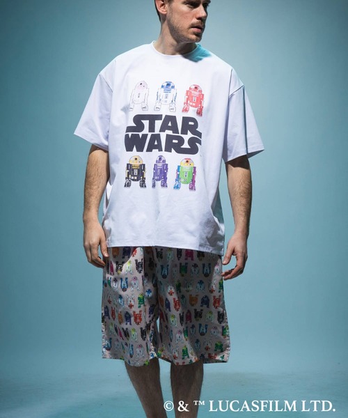 SAKAZEN(サカゼン)の「『STAR WARS/スター・ウォーズ』Tシャツ 半袖 メンズ 大きいサイズ 「マンダロリアン」「グローグー」デザインTシャツ ラバープリント 総柄 / サカゼン80周年記念 オリジナルデザイン(Tシャツ/カットソー・メンズ・A/C/D/E/B・X1(3L~4L)/X2(4L~5L)/X3(6L~7L)/L/LL)」の8枚目の写真