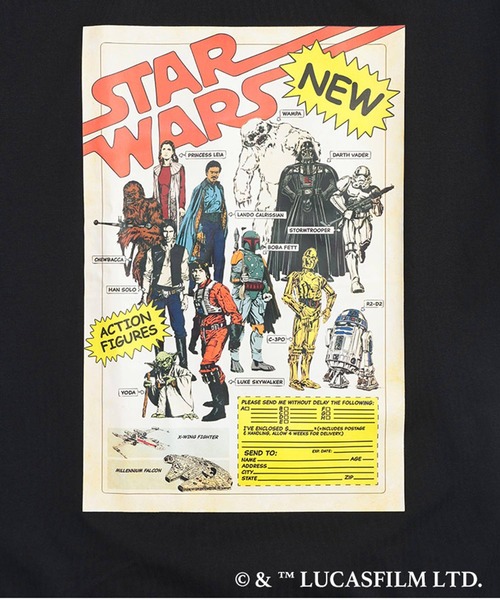 SAKAZEN(サカゼン)の「『STAR WARS/スター・ウォーズ』Tシャツ 半袖 メンズ 大きいサイズ 「マンダロリアン」「グローグー」デザインTシャツ ラバープリント 総柄 / サカゼン80周年記念 オリジナルデザイン(Tシャツ/カットソー・メンズ・A/C/D/E/B・X1(3L~4L)/X2(4L~5L)/X3(6L~7L)/L/LL)」の17枚目の写真