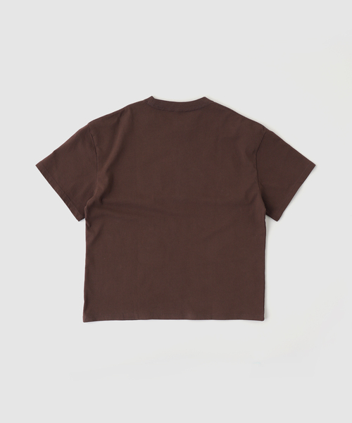 BRAIN DEAD(ブレインデット)の「BRAIN DEAD / ブレインデッド YING YANG RUN T-SHIRT(Tシャツ/カットソー・メンズ・ブラウン・LARGE/MEDIUM)」の2枚目の写真