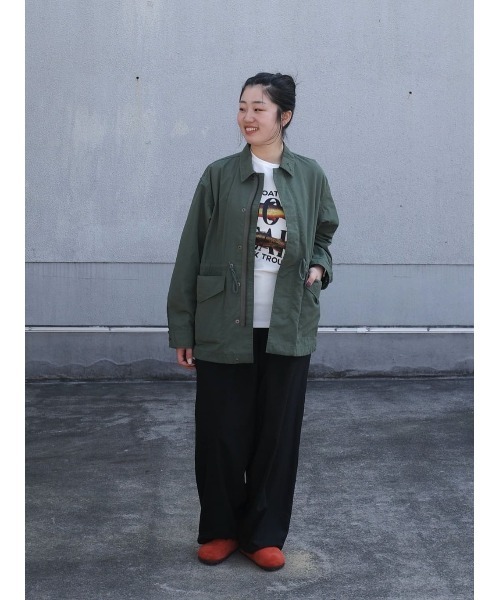 Snow Peak（スノーピーク）の「Snow Peak / Famous Trout Dry T-Shirt フェイマストラウト ドライTシャツ（Tシャツ/カットソー・メンズ・オフホワイト/ブラック/ブラウン・S/M/L/XL）」の4枚目の写真