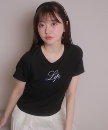 LIPロゴアクセントTシャツ