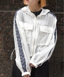 axes femme（アクシーズファム）の「フード付シアブルゾン（その他アウター）」