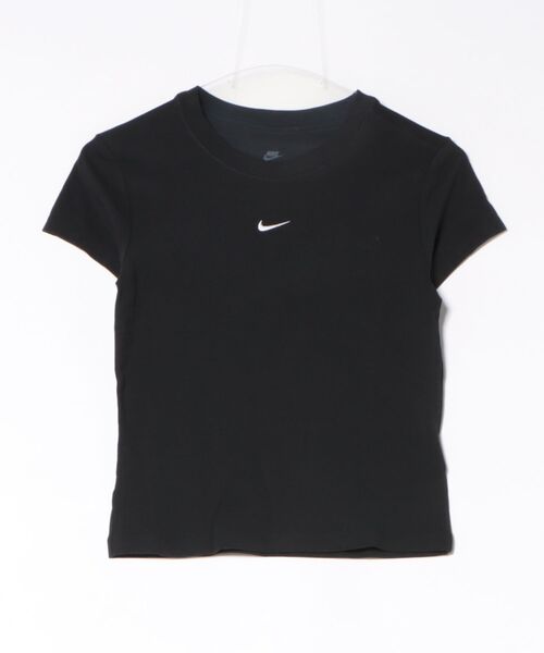 NIKE（ナイキ）の「《NIKEアパレル》ＷＳＮＳＷＣＨＬＬＫＮＴＭＤＣＲＰＳ／Ｓ（Tシャツ/カットソー・レディース・ブラック×ホワイト/ホワイト×ブラック/ライラック・XL/L/M/S）」の2枚目の写真