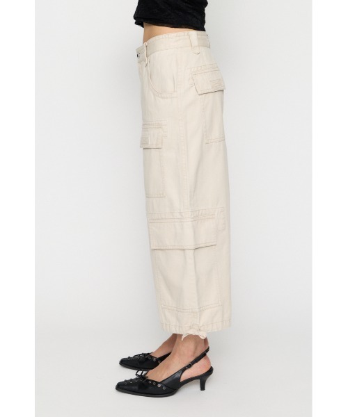 LAGUA GEM(ラグアジェム)の「LOOSEY ANKLE パンツ(カーゴパンツ・レディース・アイボリー/ブラック/カモフラージュ・X-SMALL/SMALL/MEDIUM)」の13枚目の写真