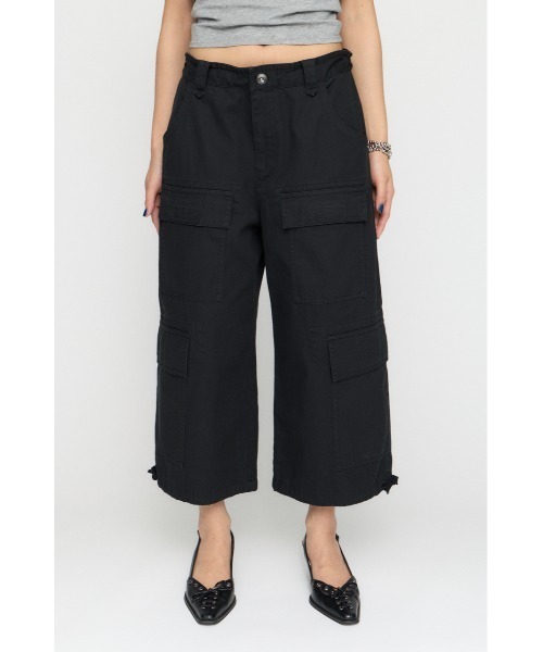 LAGUA GEM(ラグアジェム)の「LOOSEY ANKLE パンツ(カーゴパンツ・レディース・アイボリー/ブラック/カモフラージュ・X-SMALL/SMALL/MEDIUM)」の20枚目の写真