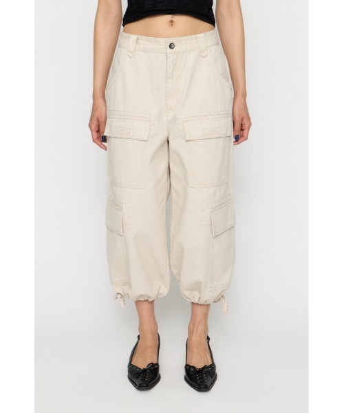 LAGUA GEM(ラグアジェム)の「LOOSEY ANKLE パンツ(カーゴパンツ・レディース・アイボリー/ブラック/カモフラージュ・X-SMALL/SMALL/MEDIUM)」の21枚目の写真