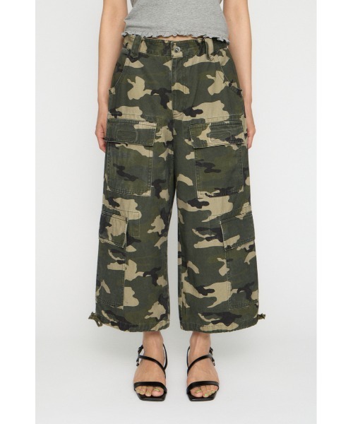 LAGUA GEM(ラグアジェム)の「LOOSEY ANKLE パンツ(カーゴパンツ・レディース・アイボリー/ブラック/カモフラージュ・X-SMALL/SMALL/MEDIUM)」の22枚目の写真