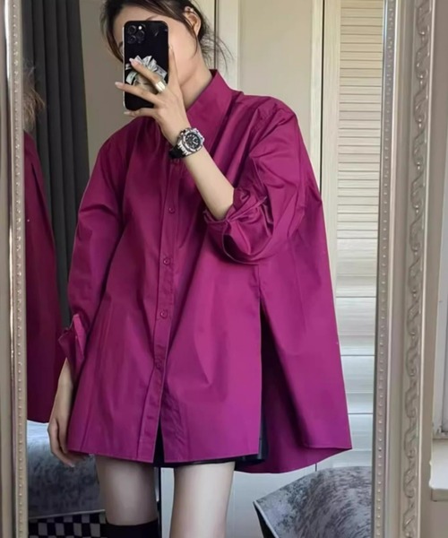 REBALANCE（リバランス）の「アウターシャツ（シャツ/ブラウス・レディース・A・LARGE/MEDIUM/SMALL）」の2枚目の写真
