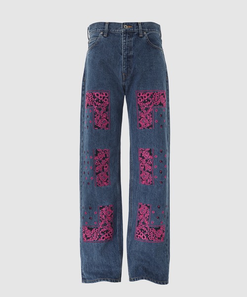 NOMA t.d.(ノーマティーディー)の「Bandana Embroidery Denim Pants(デニムパンツ・メンズ・その他2/その他3/その他1・3/2)」の3枚目の写真