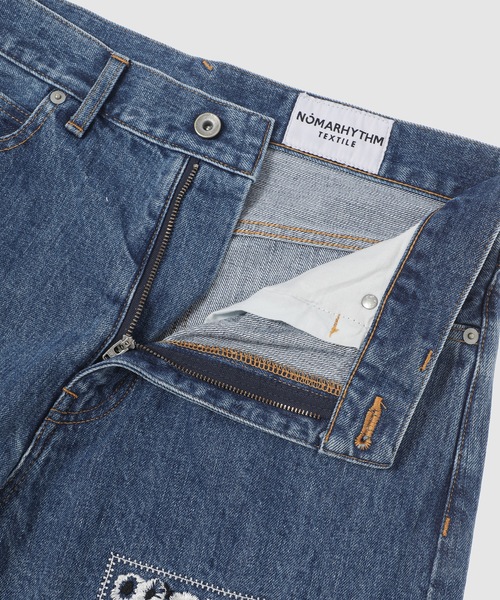 NOMA t.d.(ノーマティーディー)の「Bandana Embroidery Denim Pants(デニムパンツ・メンズ・その他2/その他3/その他1・3/2)」の5枚目の写真