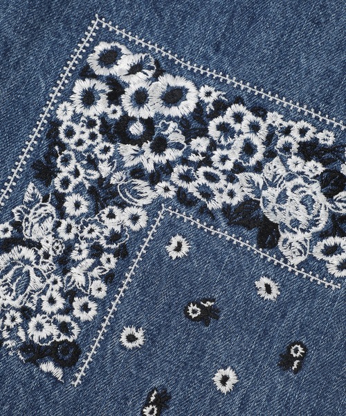 NOMA t.d.(ノーマティーディー)の「Bandana Embroidery Denim Pants(デニムパンツ・メンズ・その他2/その他3/その他1・3/2)」の6枚目の写真