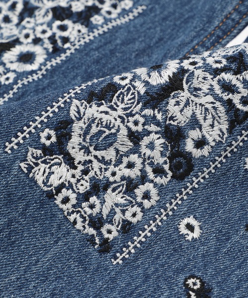 NOMA t.d.(ノーマティーディー)の「Bandana Embroidery Denim Pants(デニムパンツ・メンズ・その他2/その他3/その他1・3/2)」の7枚目の写真