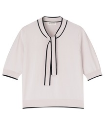 BRICK HOUSE by TOKYO SHIRT（ブリックハウス）の「ドライレーヨン ボウタイ プルオーバー（ニット/セーター）」