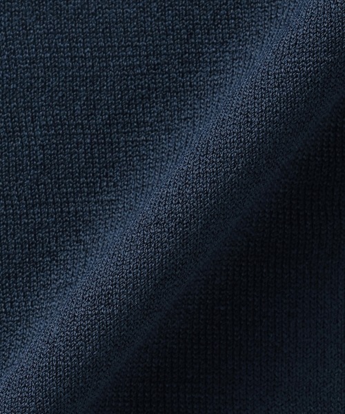 TOKYO SHIRTS(トウキョウシャツ)の「ドライレーヨン ボウタイ プルオーバー(ニット/セーター・レディース・ネイビー/オフホワイト・M/L/LL)」の14枚目の写真